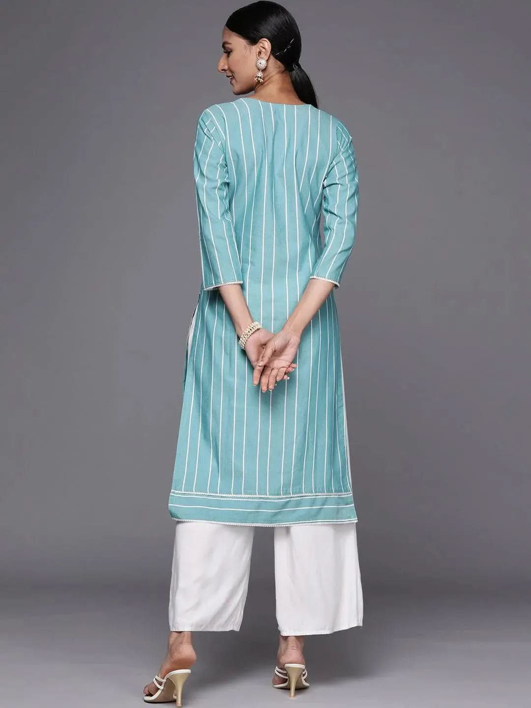 blue-embroidered-cotton-straight-kurta-serann
